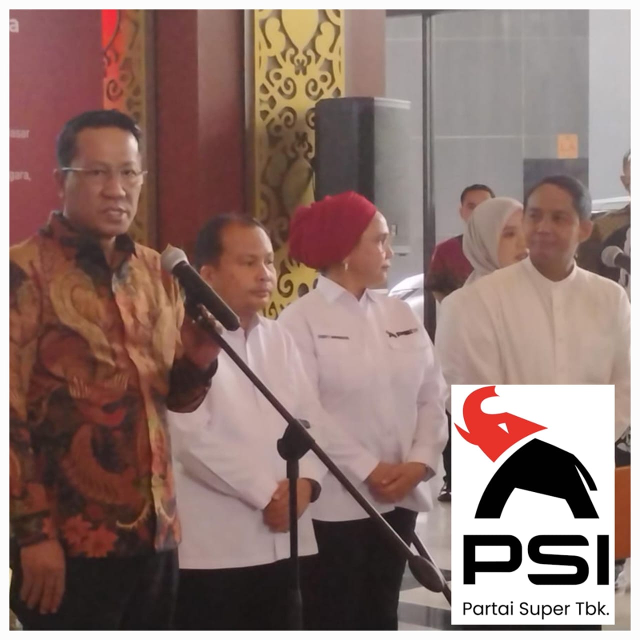 Kemenkum sahkan kepengurusan dan logo baru PSI yang berbentuk gajah berkepala merah. (Istimewa)