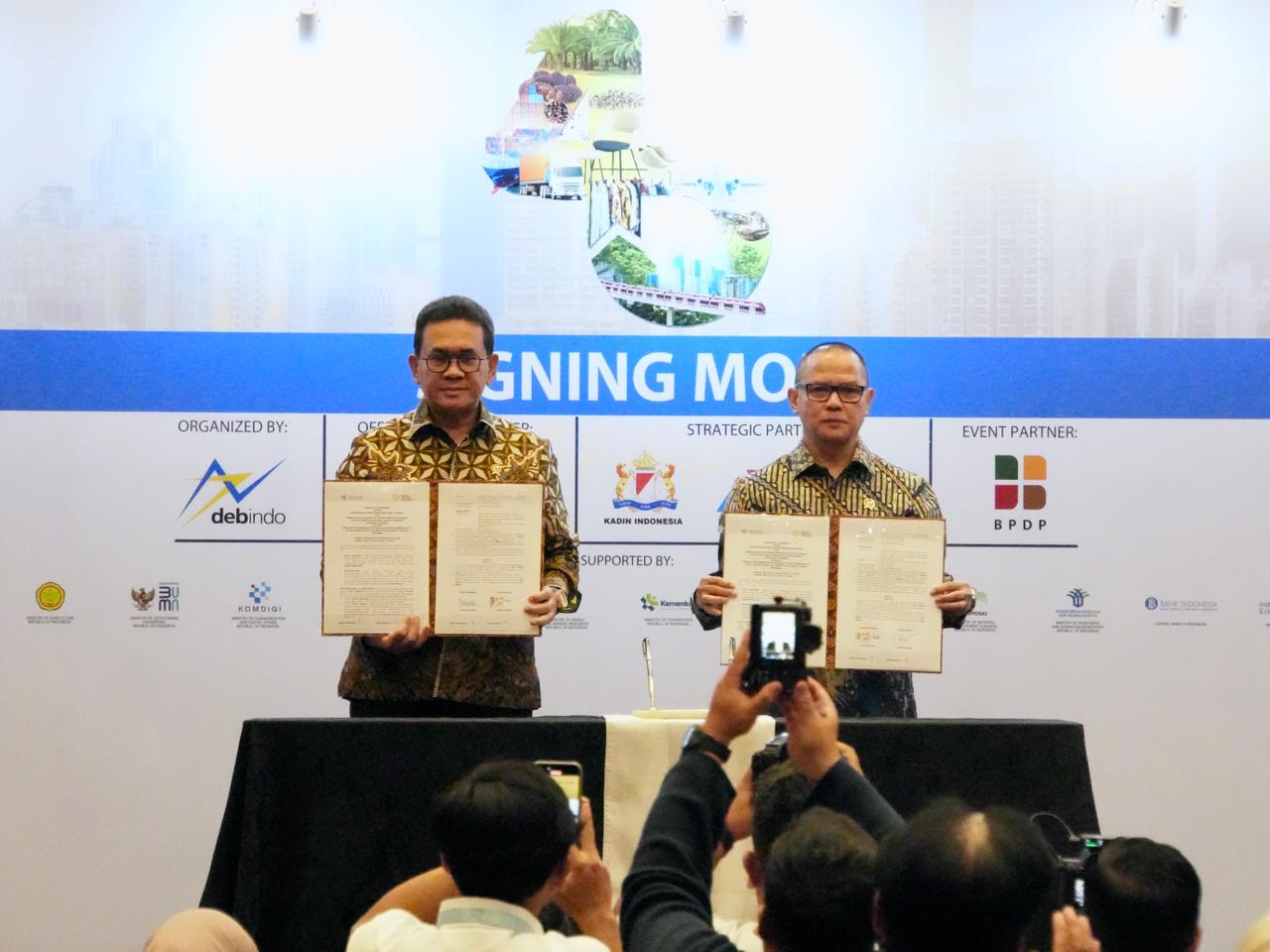 Nota Kesepahaman (MoU) Kementerian Pelindungan Pekerja Migran Indonesia (KemenP2MI) dan Kementerian Perdagangan (Kemendag). (BeritaNasional/Elvis/HO P2MI)