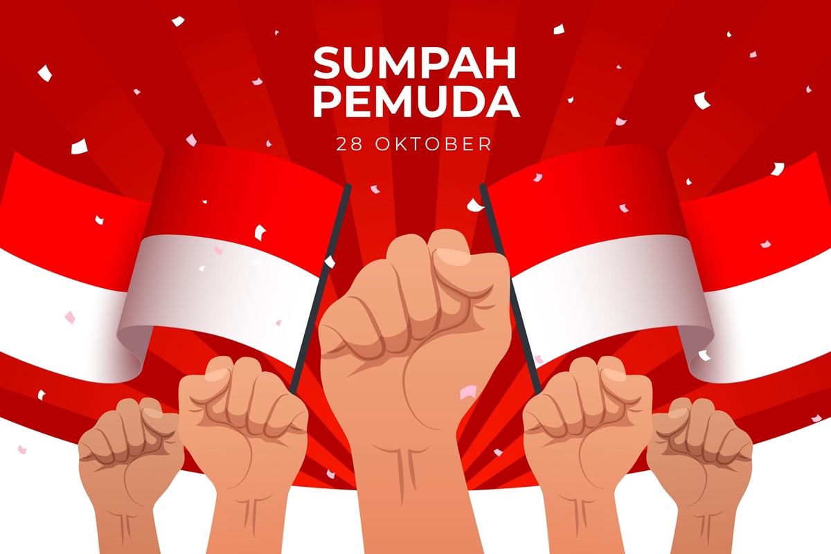 Ilustrai Sumpah Pemuda. (Foto/freepik)