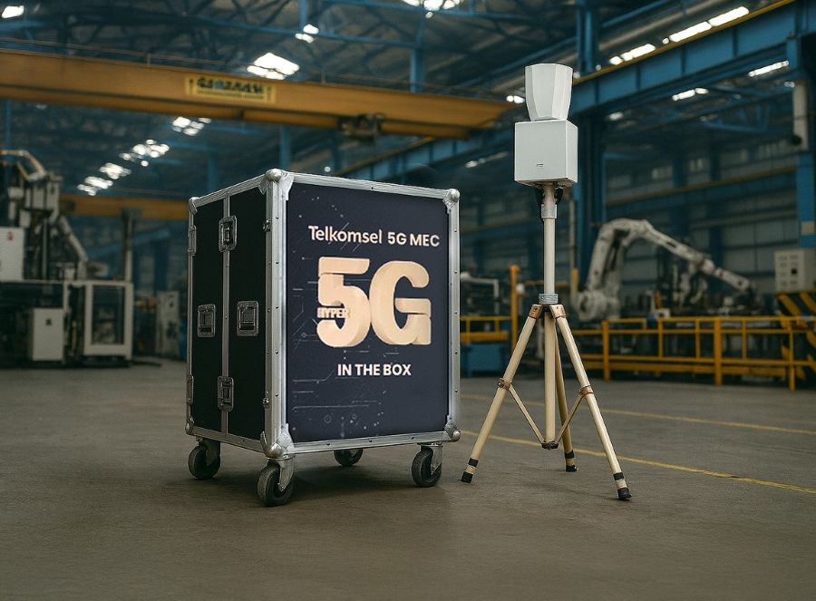 Inovasi Telkomsel 5G in The Box Raih Penghargaan. (Foto/doc. Tsel)