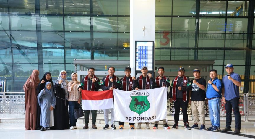 Tim Panahan Berkuda Indonesia raih peringkat 2 di kejuaraan dunia. (Foto/Pordasi.id)