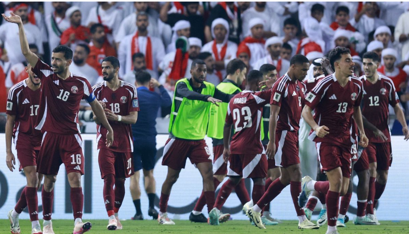 Qatar Pastikan Lolos ke Piala Dunia 2026 Usai Kalahkan UEA 2-1 Qatar Pastikan Lolos ke Piala Dunia 2026 Usai Kalahkan UEA 2-1. (Foto/AFC)