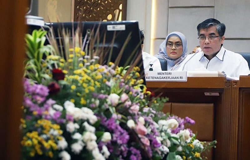 Menteri Ketenagakerjaan (Menaker) Yassierli (Beritanasional/Elvis)
