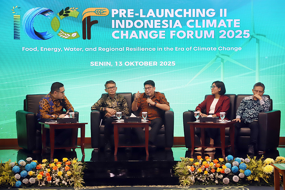 Pre Launching 2 Indonesia Climate Change Forum 2025. (BeritaNasional/Elvis Sendouw)