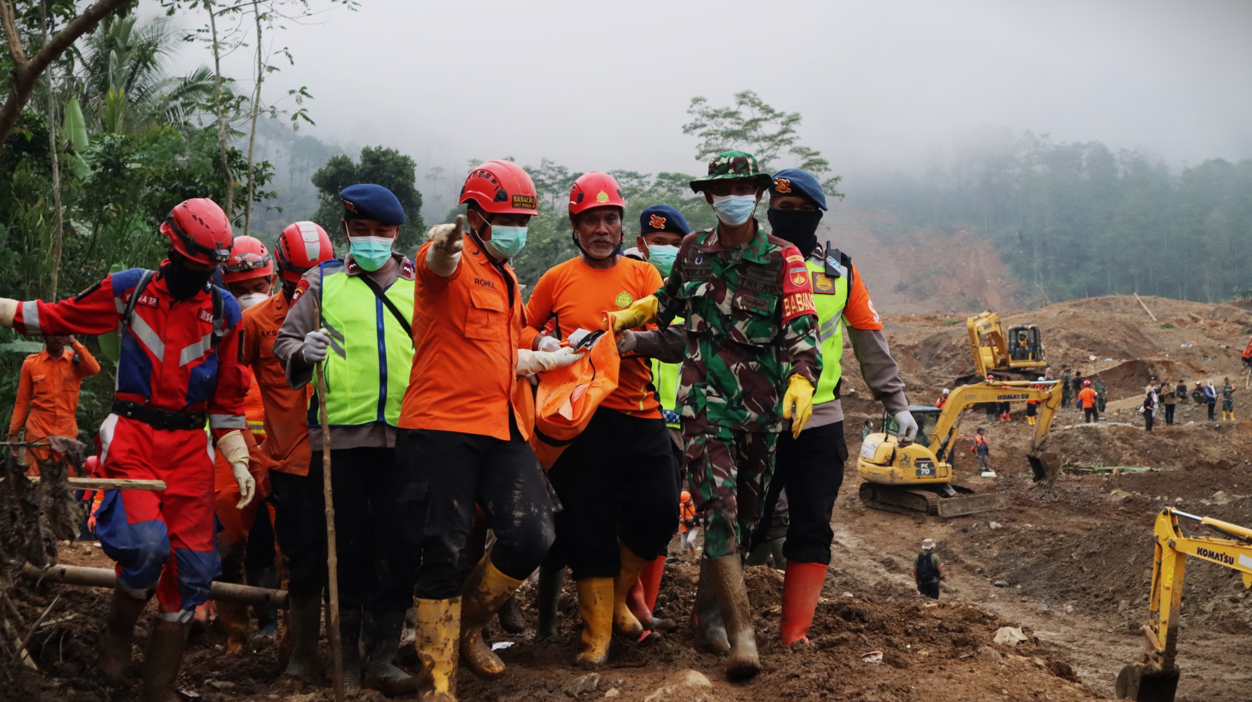 16 korban longsor Banjarnegara masih hilang, operasi SAR ditambah tiga hari. (Foto/BNPB)