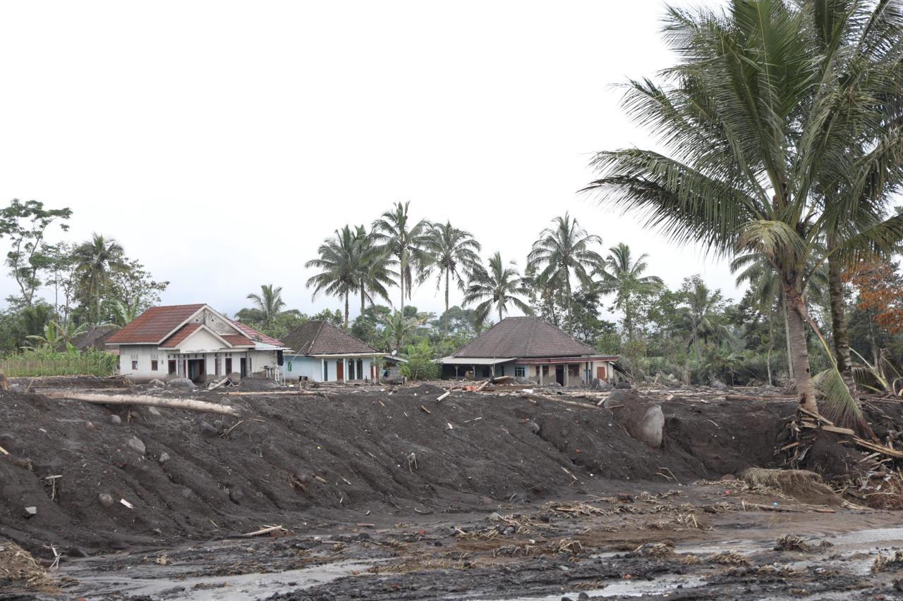 2 desa di Lumajang akan direlokasi pasca letusan Gunung Semeru. (Foto/BNPB)