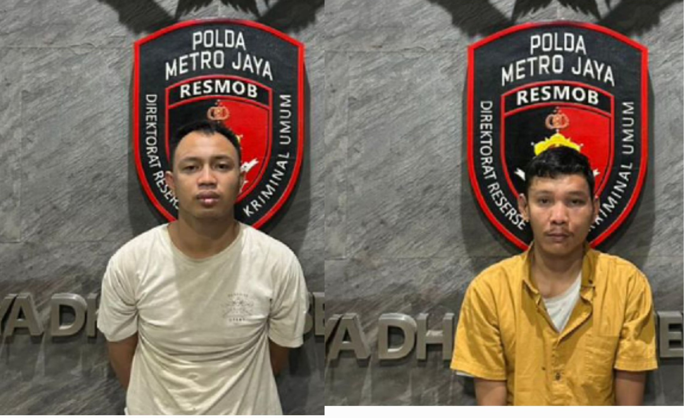 2 Pencuri Motor Tembak Hansip di Cakung Jaktim Ditangkap. (Foto/Istimewa)