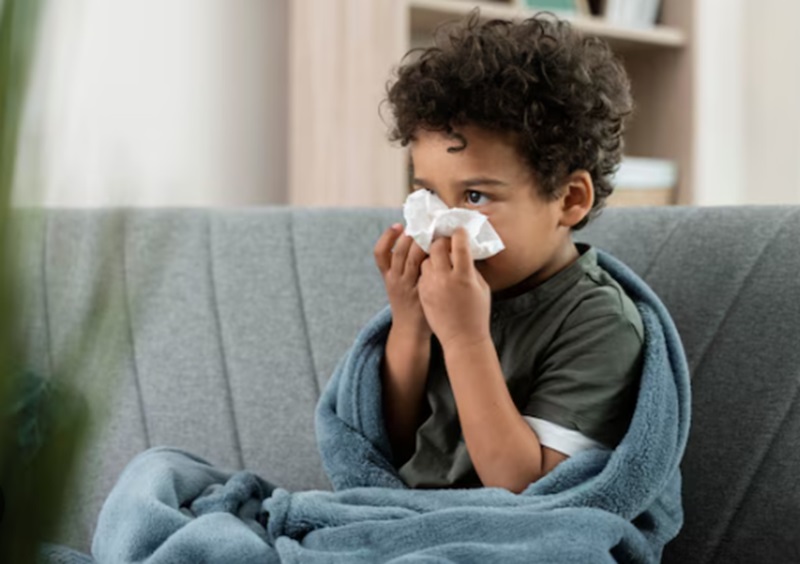 Ilustrasi anak kena flu babi (Foto/Freepik)