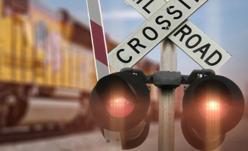 Ilustrasi TKP kecelakaan kereta api (Foto/KXII)