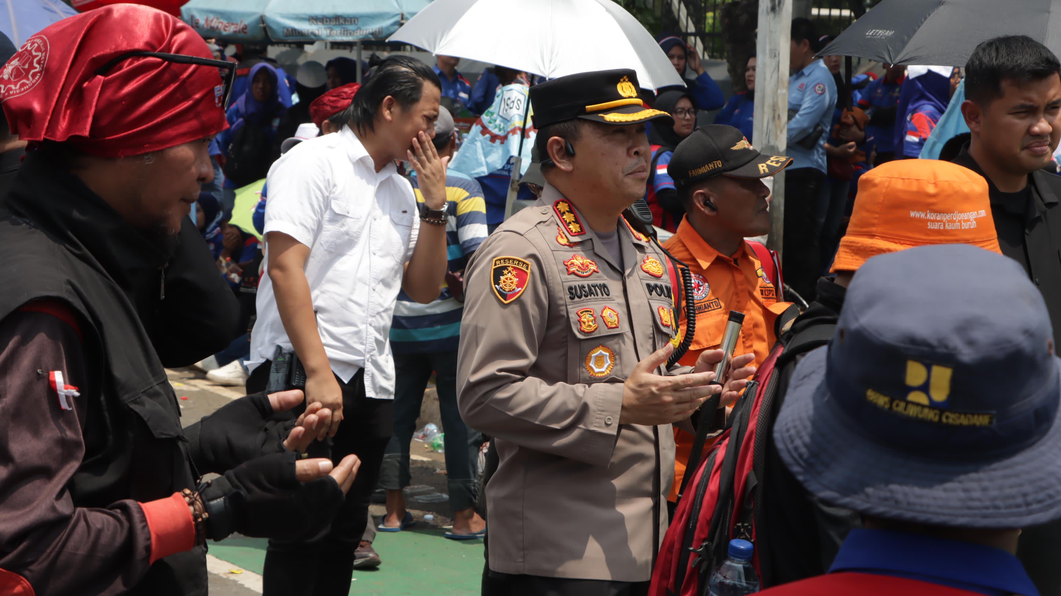 Kapolres Metro Jakarta Pusat Kombes Pol Susatyo Purnomo Condro. (BeritaNasional/Bachtiarudin Alam)