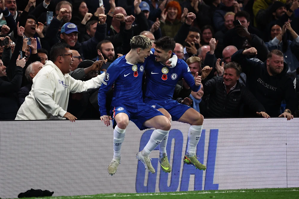 Penggawa Chelsea berselebrasi. (Foto/chelseafc.com)