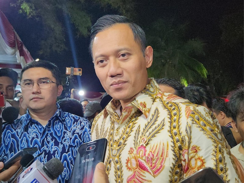 Menko Bidang Infrastruktur dan Pembangunan Kewilayahan AHY (Beritanasional/Panji)