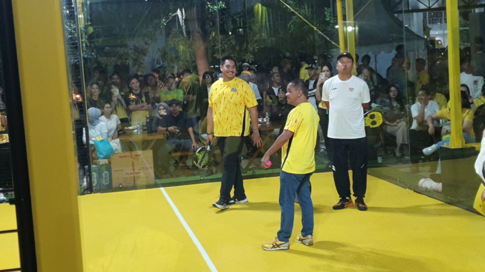 Golkar Buka Lapangan Padel untuk Umum. (BeritaNasional/Bachtiar)