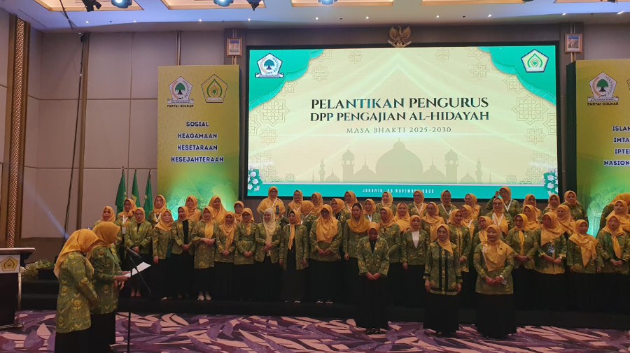 Pelantikan Pengurus DPP Pengajian Al-Hidayah Masa Bakti 2025-2030. (BeritaNasional/Bachtiarudin Alam)