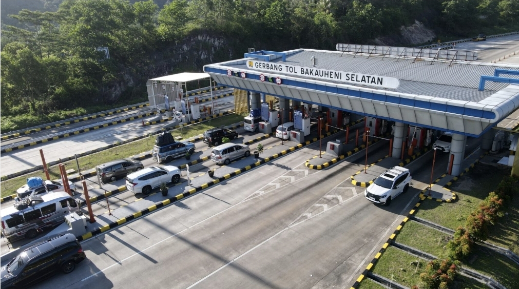 Berawal dari kecelakaan, petugas patroli amankan 34 kantong narkoba di Tol Bakter. (Foto/Laman Tol Bakter)