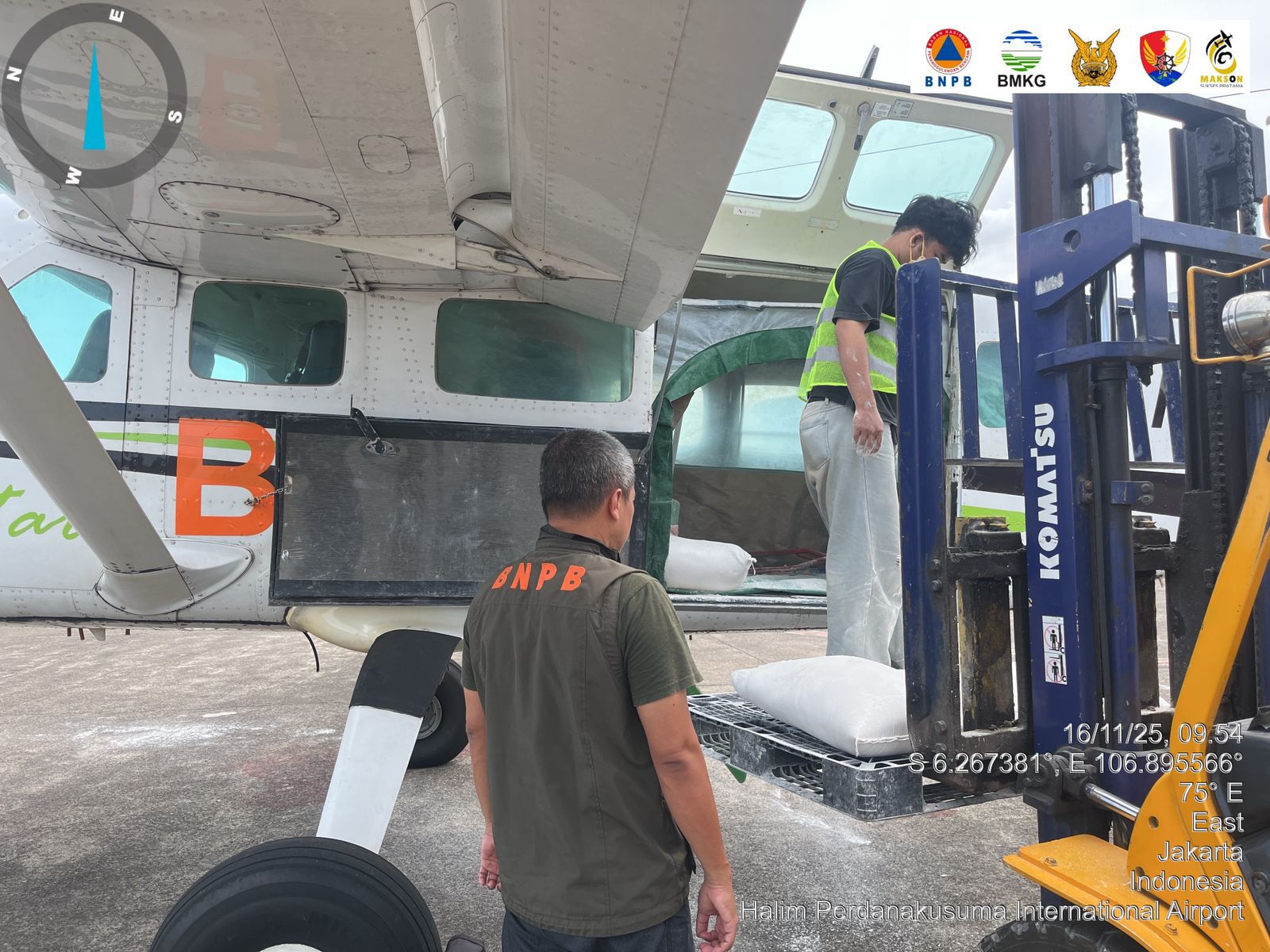 BNPB Gelar Operasi Modifikasi Cuaca untuk Dukung Penanganan Longsor di Cilaca . (Foto/BNPB)