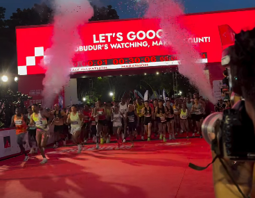 Borobudur Marathon 2025, sport tourism yang bangkitkan ekonomi daerah. (Foto/Instagram Borobudur Marathon)