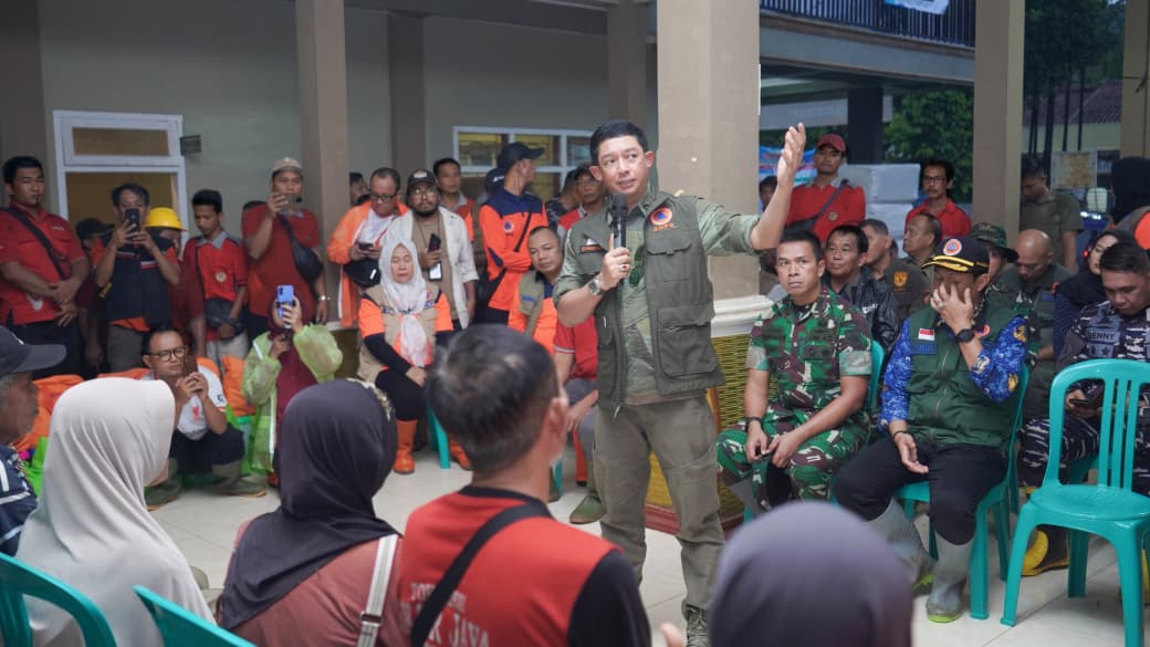 Daerah rawan longsor, BNPB siap bangun huntara warga Cibeunying Cilacap yang akan direlokasi. (Foto/BNPB)