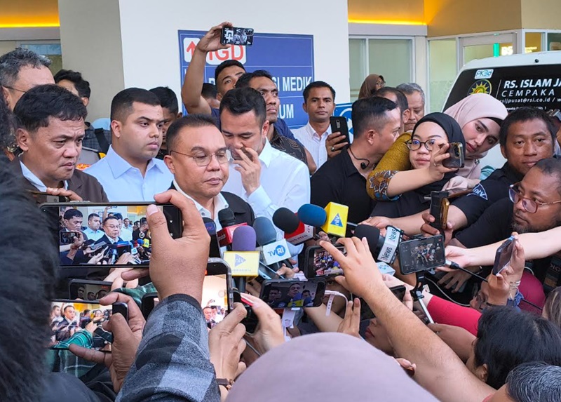 Wakil Ketua DPR RI Sufmi Dasco Ahmad mendatangi RS Islam Jakarta (Beritanasional/Ahda)