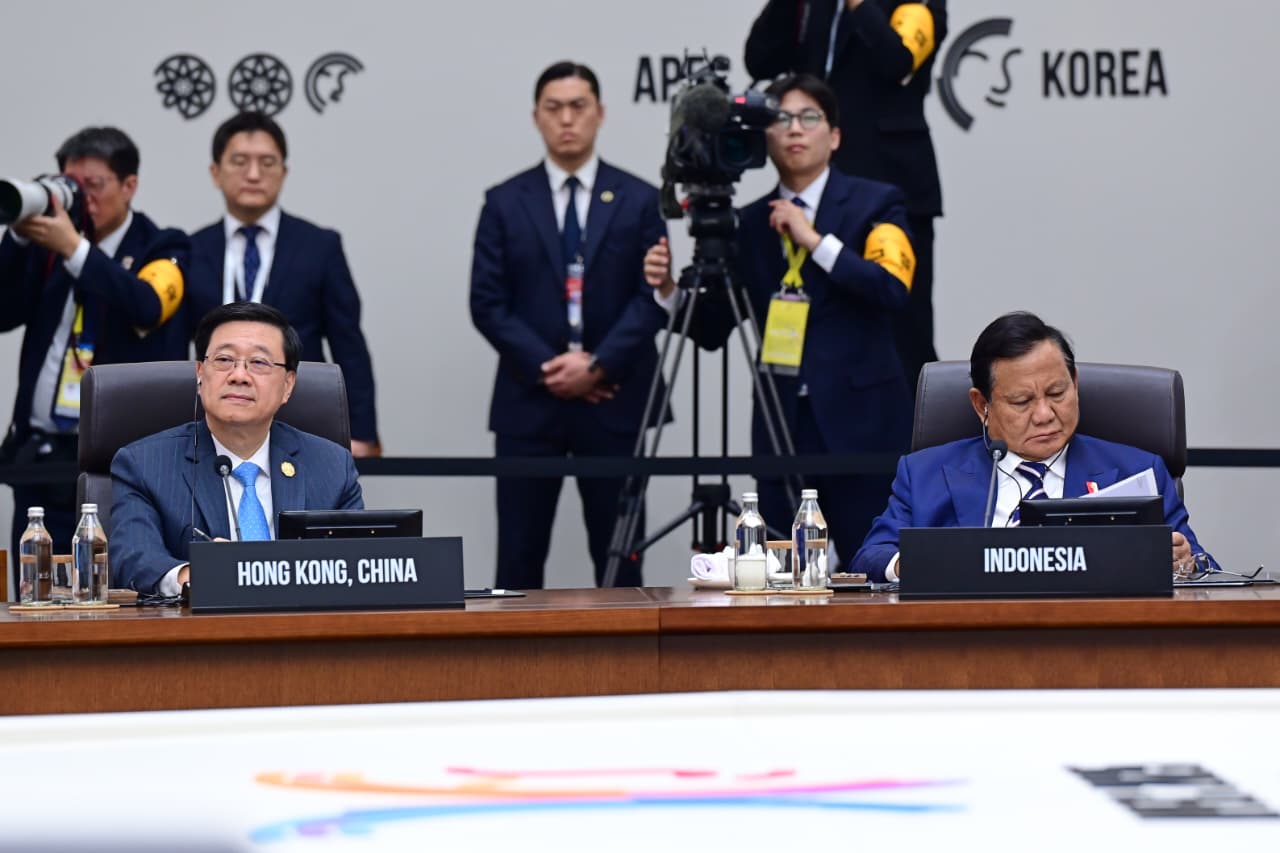 Di KTT APEC 2025, Prabowo ungkap Indonesia kehilangan 8 Miliar dolar AS tiap tahun. (Foto/BMPI Setpres)