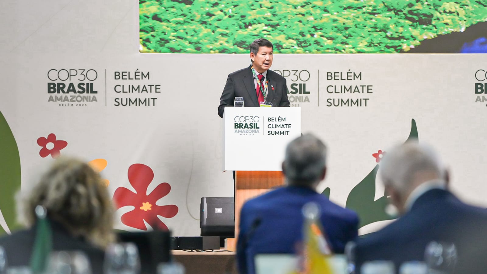 Utusan Khusus Presiden Republik Indonesia untuk Iklim dan Energi Hashim S. Djojohadikusumo yang mewakili Presiden Prabowo Subianto di KTT Iklim Belem. (Foto/Istimewa)