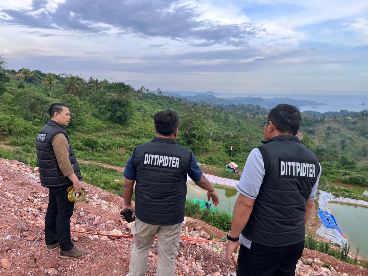 Dittipidter Bareskrim Turun Tangan Usut Kasus Tambang Emas Ilegal Milik WN China di Lombok Barat. (Foto/Dok Bareskrim Polri)