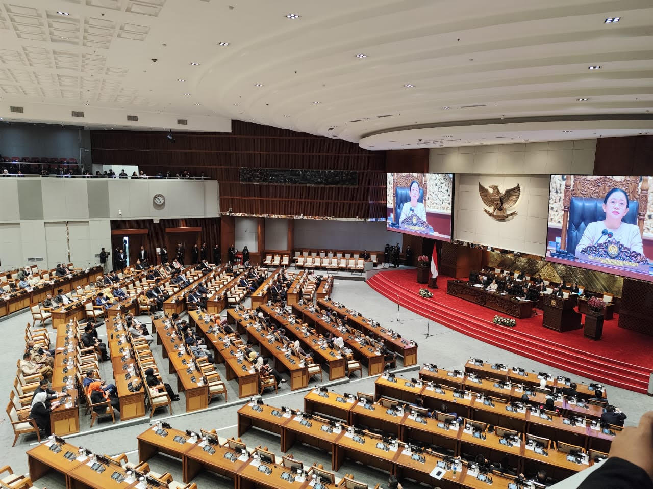 DPR RI membuka Masa Persidangan II Tahun Sidang 2025–2026. (BeritaNasional/Ahda Bayhaqi)