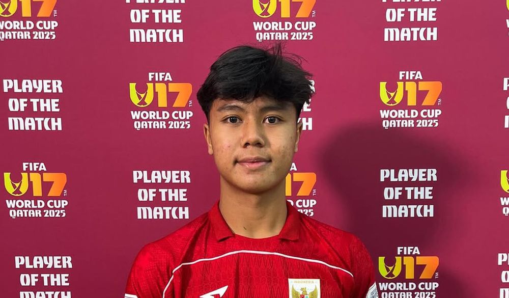 Pemain Timnas Indonesia U-17 Nazriel Alfaro Syahdan. (Foto/Dok Timnas U17)