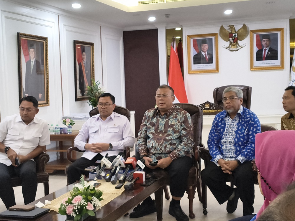Pimpinan DPR  melakukan pertemuan bersama Badan Gizi Nasional dan Persatuan Ahli Gizi Indonesia (PERSAGI). (BeritaNasional/Ahda)