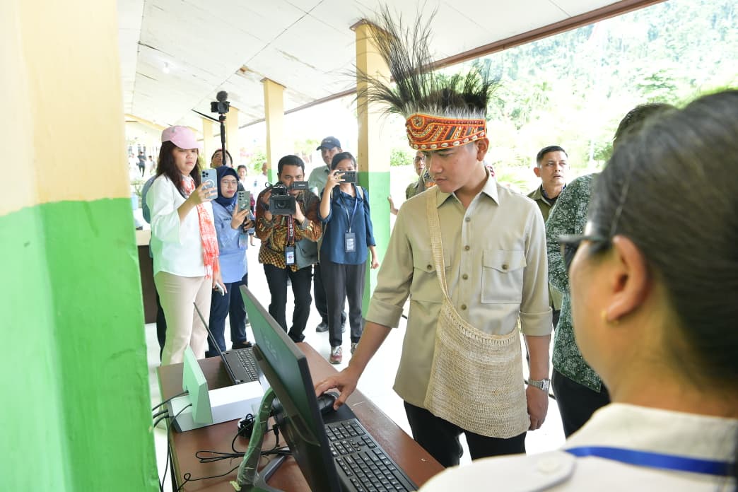 Wapres Gibran Rakabuming Raka saat di Manokwari, Papua Barat. (Foto/Setwapres)