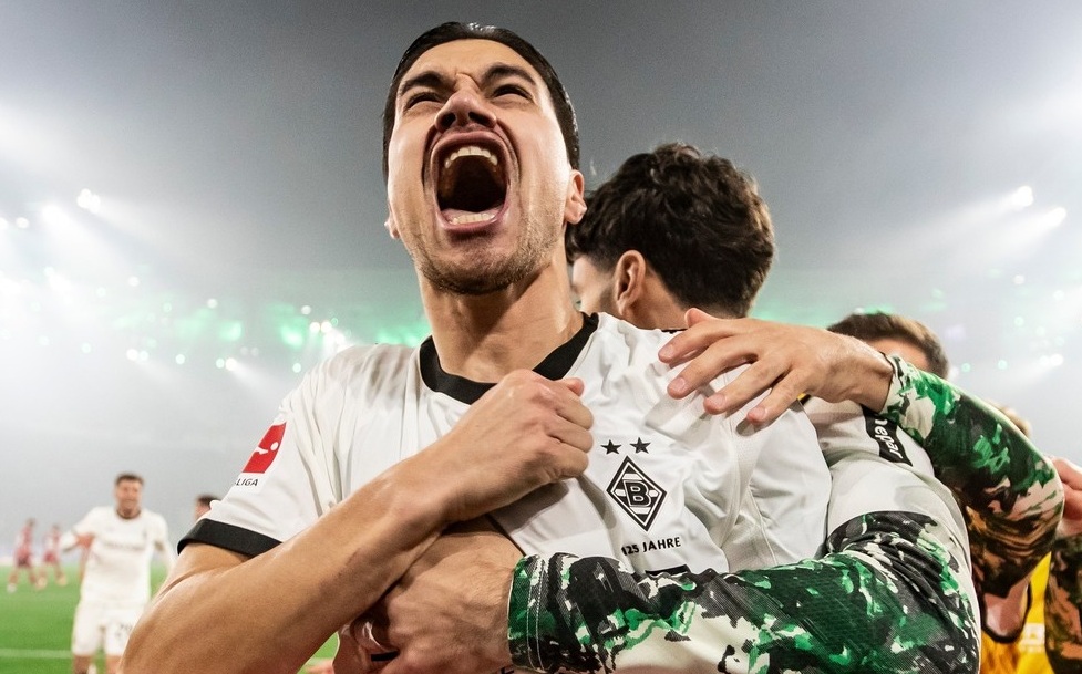 Kevin Diks, mencetak gol debutnya di Bundesliga saat Borussia Monchengladbach. (Foto/Borussia Monchengladbach)