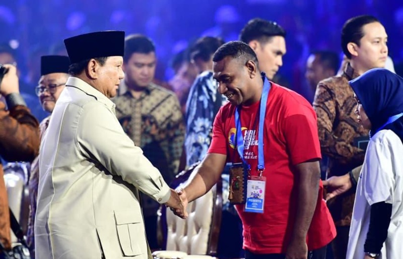 Presiden Prabowo Subianto menghadiri Puncak Peringatan Hari Guru Nasional (Foto/PBMI)