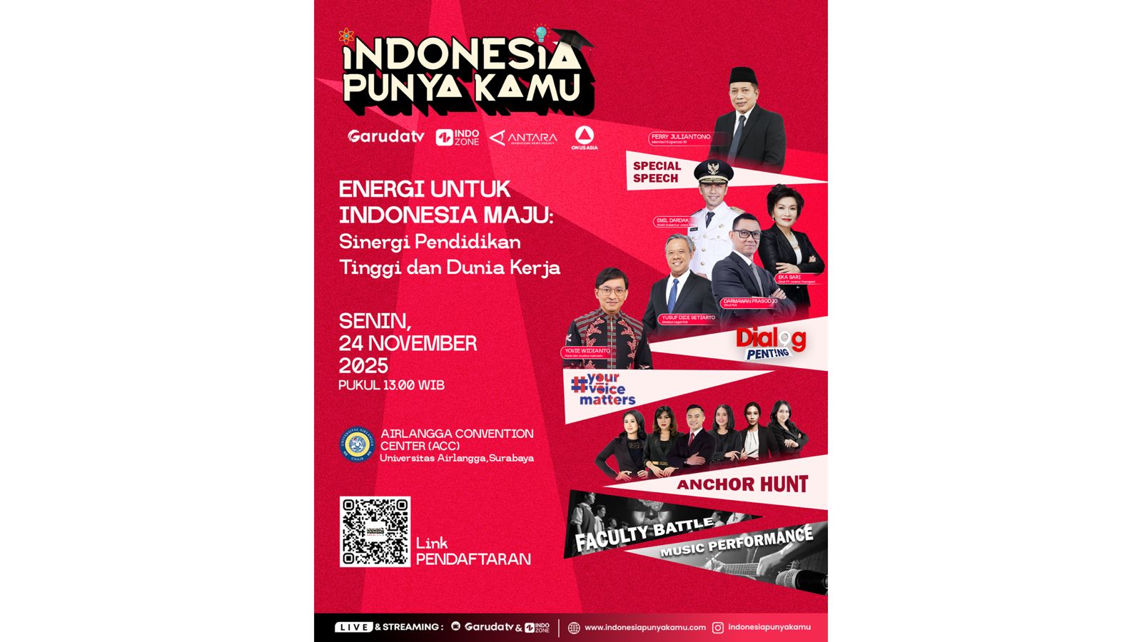 INDONESIA PUNYA KAMU : Dorong Generasi Muda Upgrade Diri Menuju Masa Depan yang Tangguh. (Foto/Istimewa).