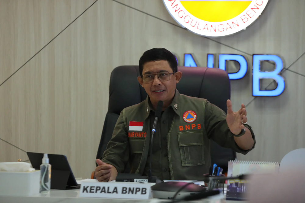 Kepala Badan Nasional Penanggulangan Bencana (BNPB) Letjen TNI Suharyanto. (Foto/Dok BNPB)