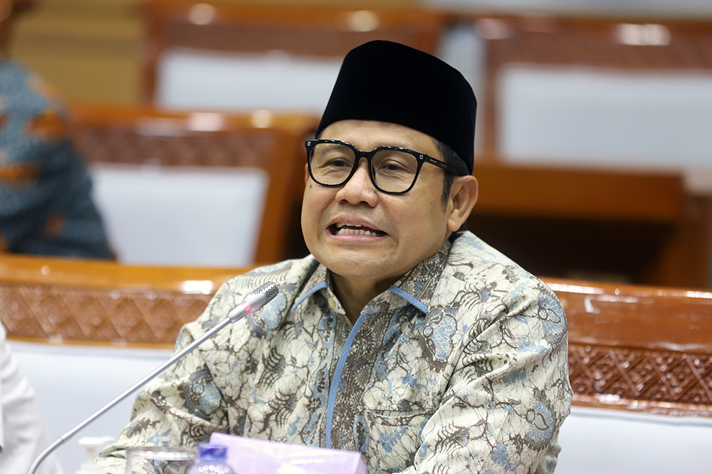 Menteri Koordinator Bidang Pemberdayaan Masyarakat Muhaimin Iskandar (Beritanasional/Oke Atmadja)