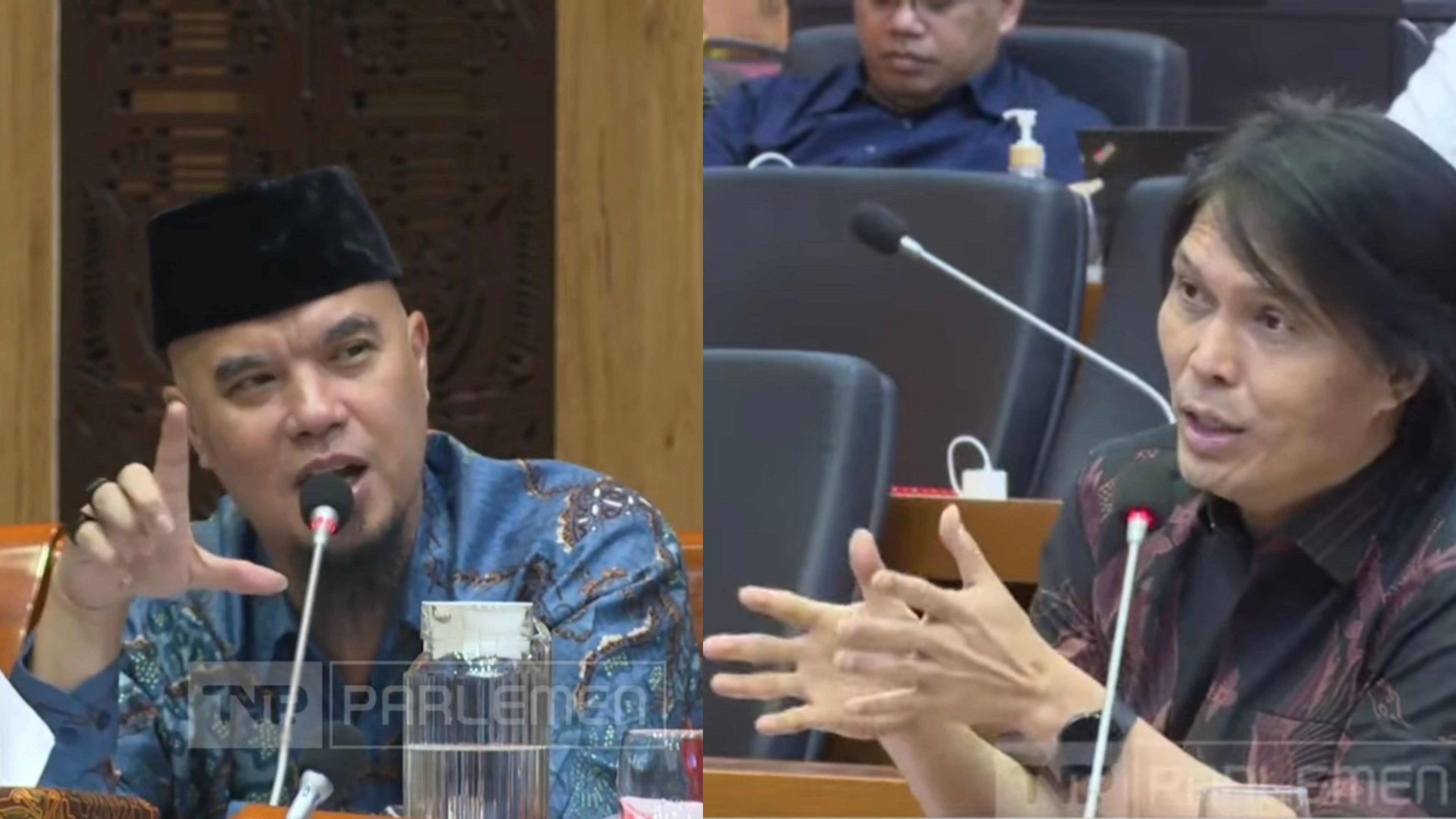 Ketua Baleg DPR minta Once dan Dhani damai, Once Mekel beri respons tak terduga. (Foto/YouTube DPR RI)