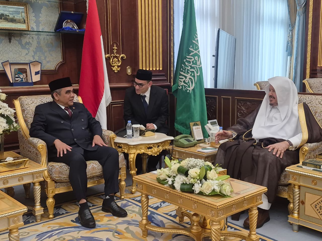Ketua MPR RI Ahmad Muzani Bahas Penguatan Kerja Sama Bilateral dengan Majelis Syuro Arab Saudi. (Foto/istimewa)