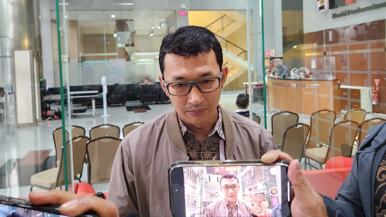Juru Bicara KPK Budi Prasetyo. (BeritaNasional/Panji Septo)