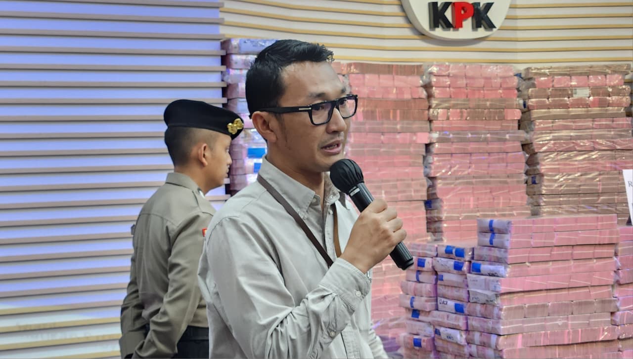 Juru Bicara KPK Budi Prasetyo. (BeritaNasional/Panji).