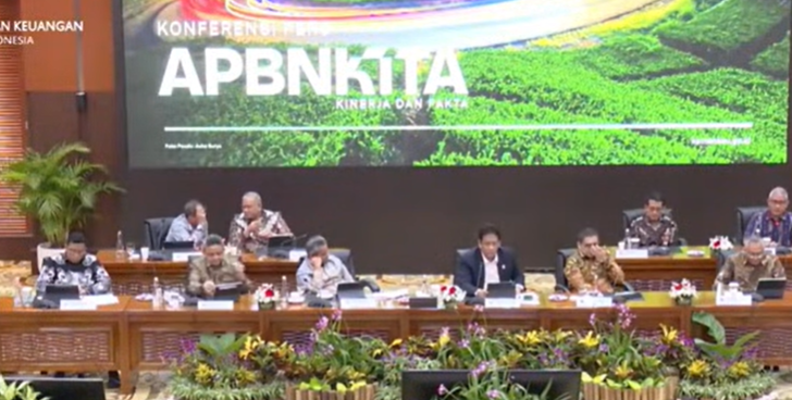 konferensi pers APBN KiTa Edisi November 2025 di Jakarta. (BeritaNasional/tangkapan layar)