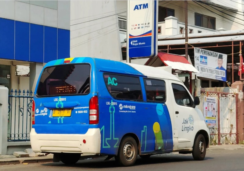 Ilustrasi layanan Mikrotrans JAK41 (Foto/Instagram Buswayfansclub)
