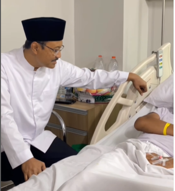 Meski masih trauma, korban ledakan di SMAN 72 mulai bisa ceritakan saat kejadian. (Foto/Instagram Kemensos)