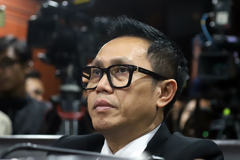 Anggota DPR Fraksi PAN Eko Hendro Purnomo alias Eko Patrio saat sidang MKD. (BeritaNasional/Elvis Sendouw)