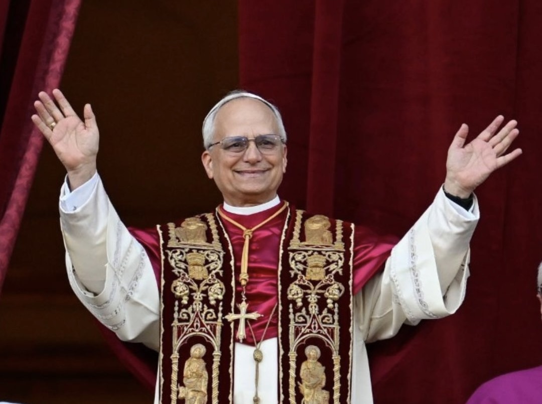 Paus Leo menyambut Presiden Abbas (Foto/Vatican news)