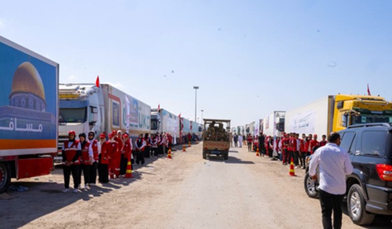 Israel kembali langgar kesepakatan damai, hanya izinkan sepertiga bantuan ke Gaza. (Foto/UN)