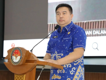 Sekjen Kemendagri Tomsi Tohir dalam suatu acara. (BeritaNasional/istimewa)