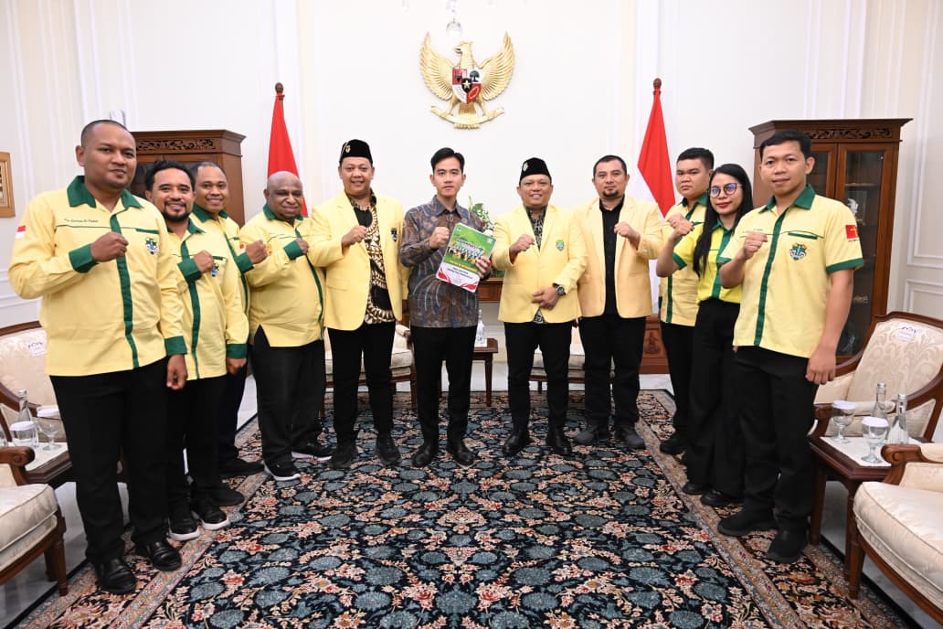 Pemuda Katolik Serahkan Rekomendasi Rapimnas ke Wapres Gibran. (Foto/istimewa)
