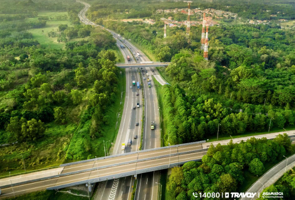 Perbaikan Tol Cipularang dan Padaleunyi dimulai hari ini, pengendara diimbau hati-hati. (Foto/Instagram Jasa Marga)