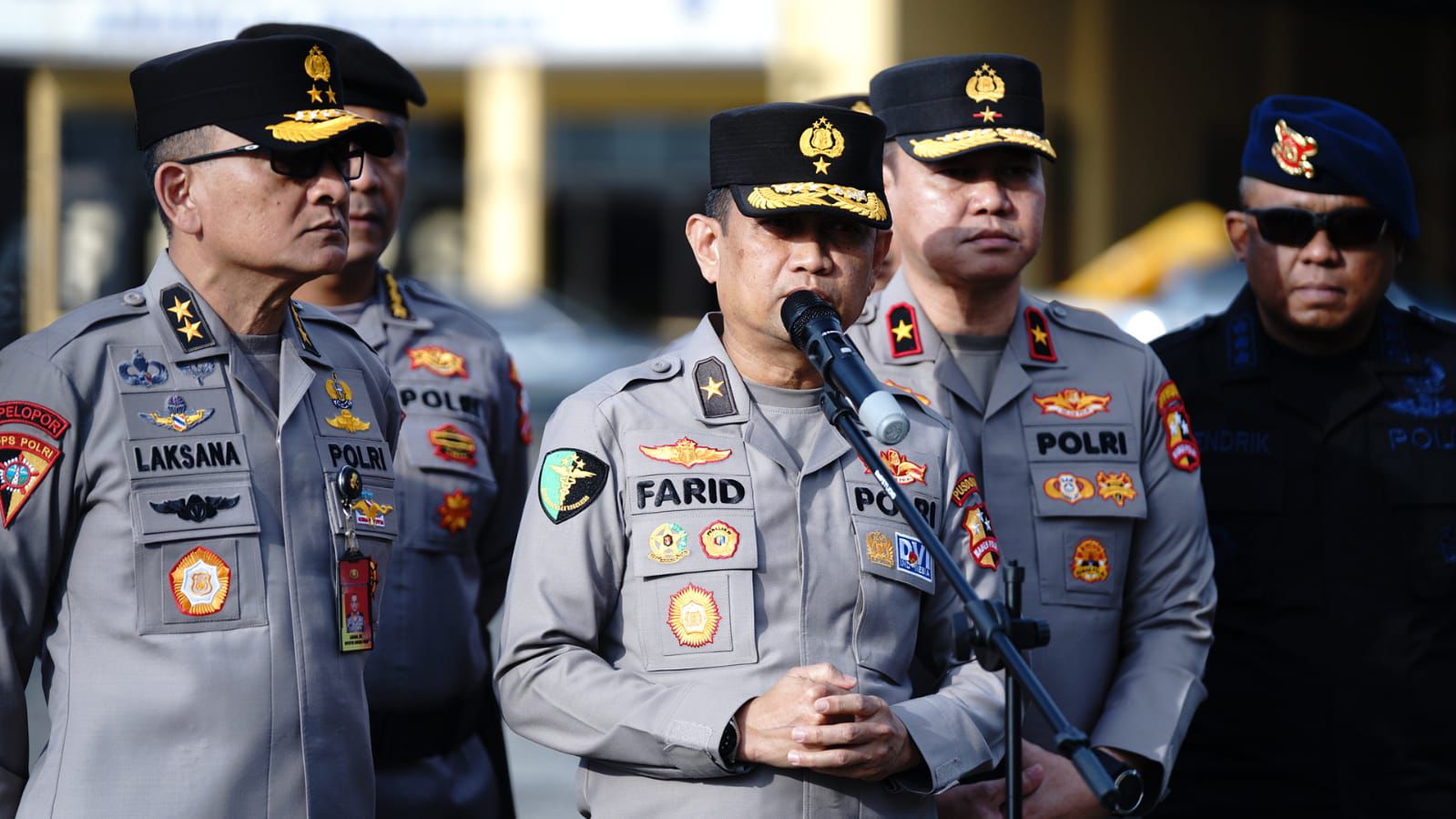 Sespusdokkes Polri, Brigjen Pol Farid Amansyah. (BeritaNasional/Bachtiarudin)