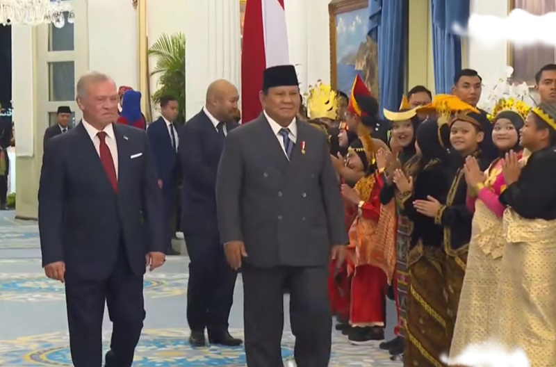 Raja Yordania kunjungi Indonesia (Foto/Youtube Sekretariat Presiden)